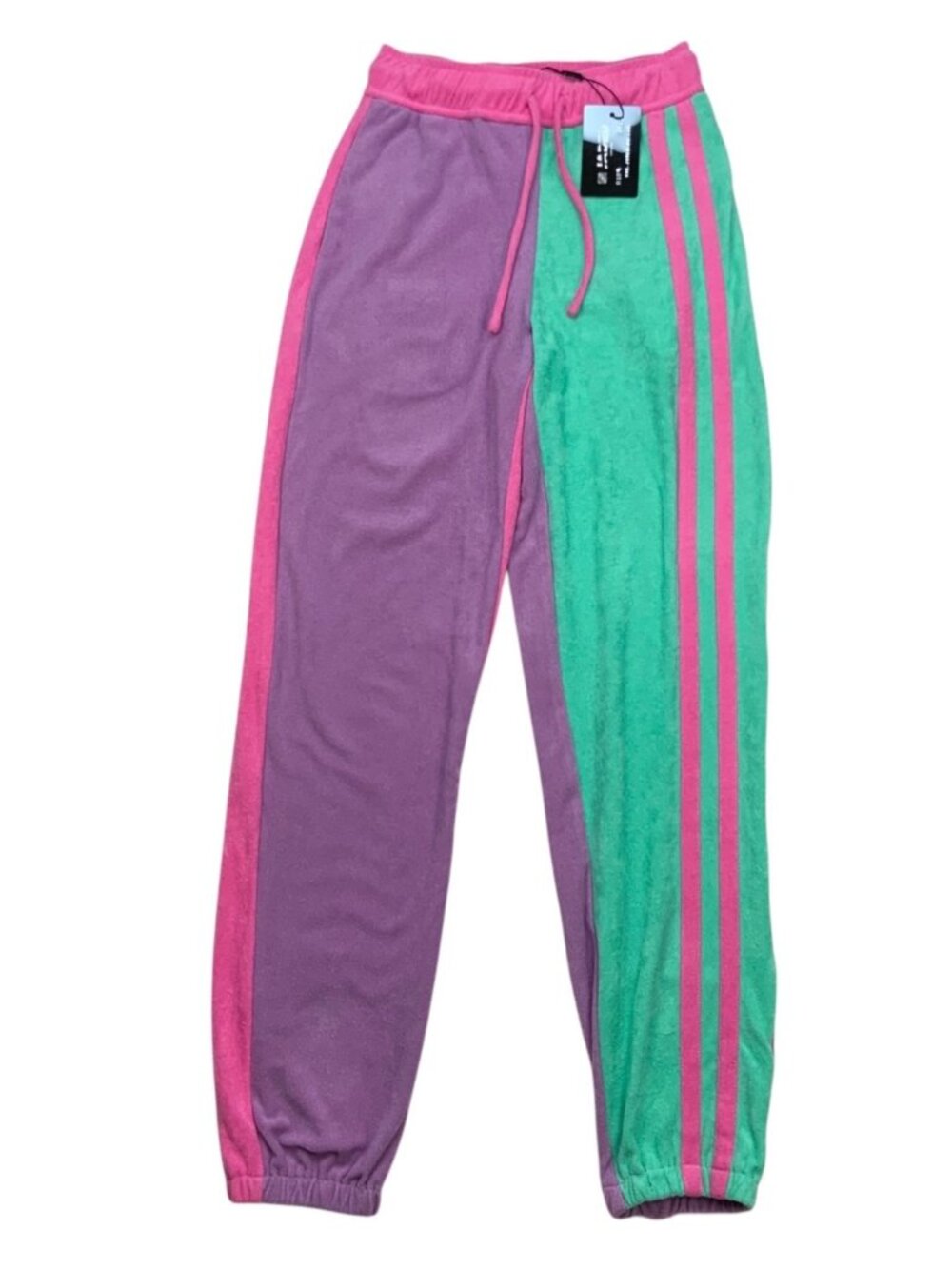 Dolls Kill Jaded London Towelling Joggers Sweatpants 2 NEW